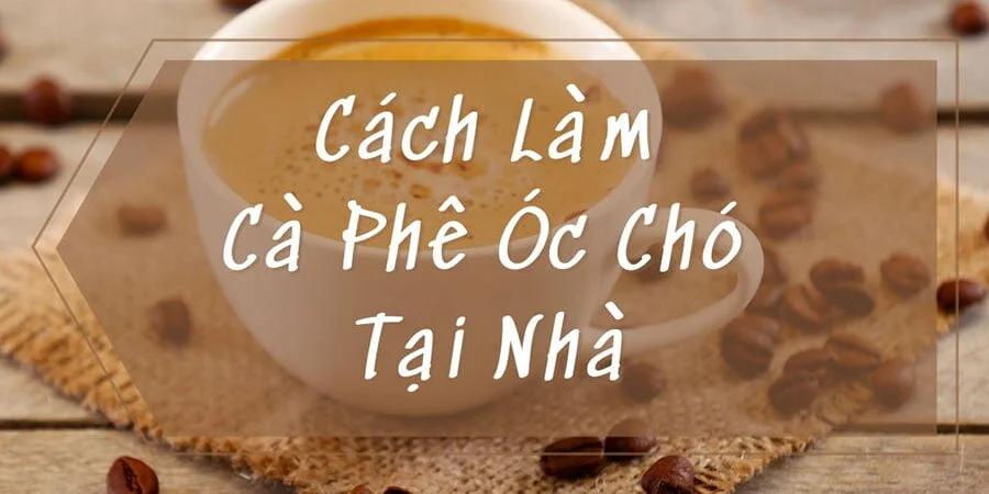 Hướng dẫn cách làm cà phê óc chó tại nhà